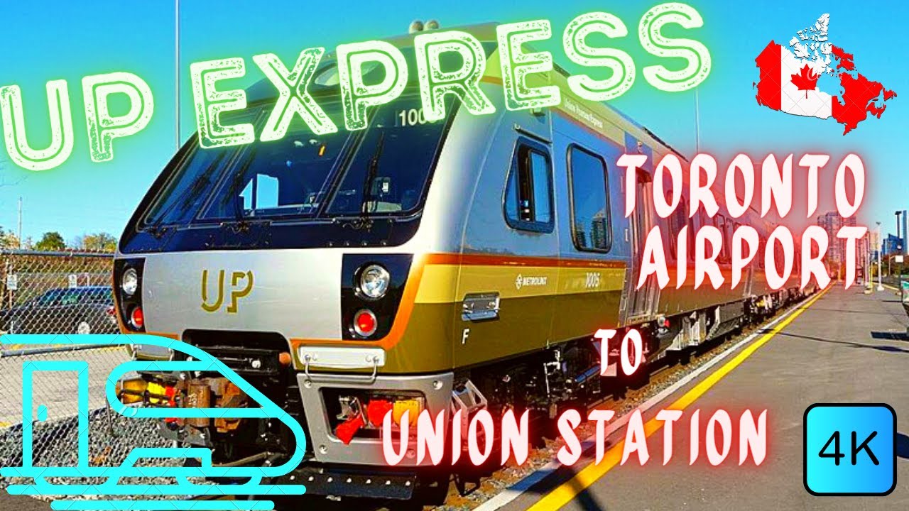 UP EXPRESS TRAIN – INTERNATIONAL PEARSON AIRPORT TO UNION STATION – TORONTO, CANADA