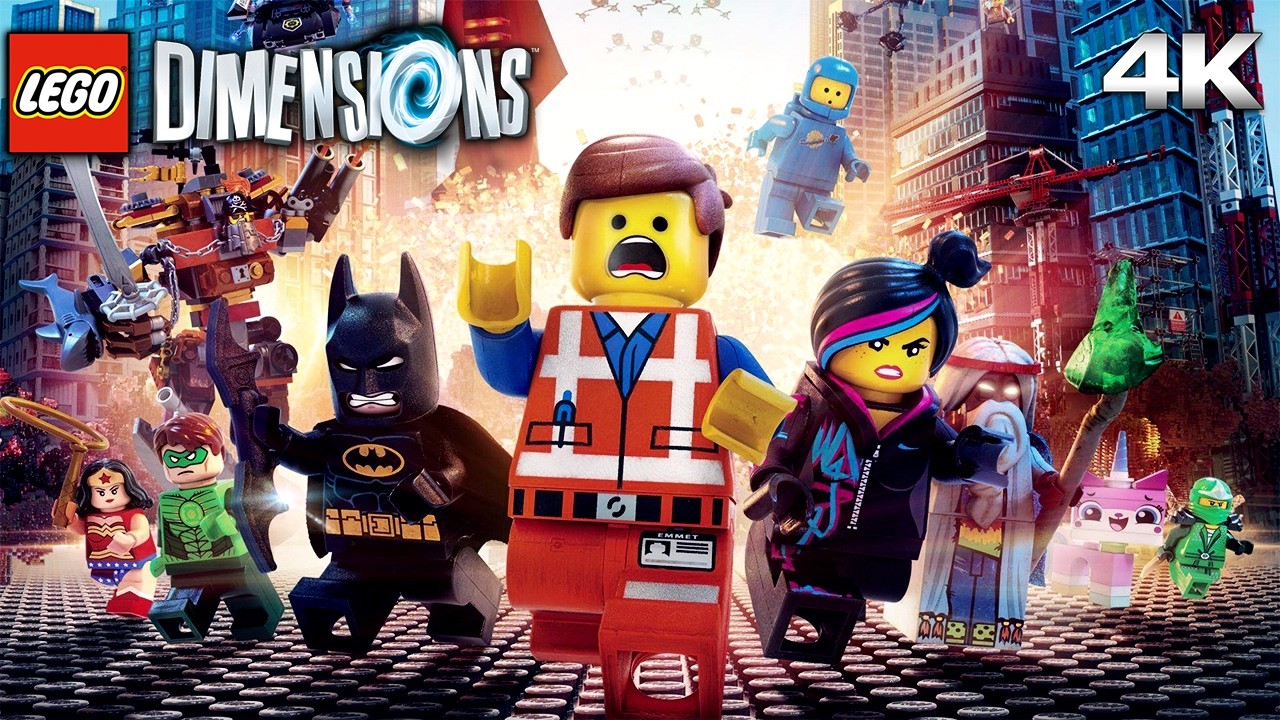 LEGO DIMENSIONS + DLC's All Cutscenes  (Full Game Movie) 4K 60FPS Ultra HD