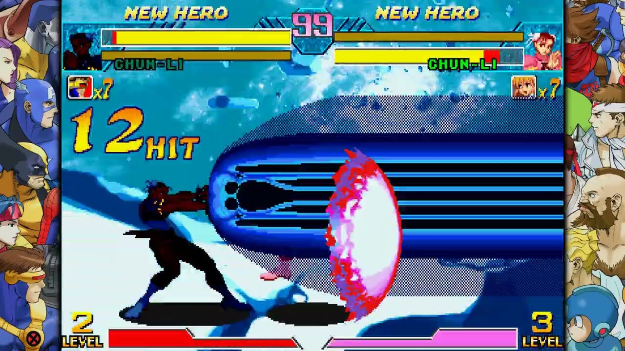 MvC Fighting Collection: Marvel vs Capcom All Hyper Combos