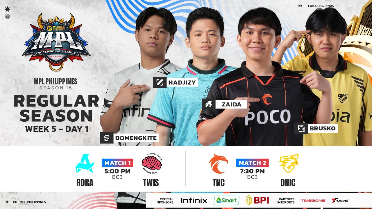 🔴 REBROADCAST | MPL PH S15 | ENGLISH - WEEK 5 DAY 1