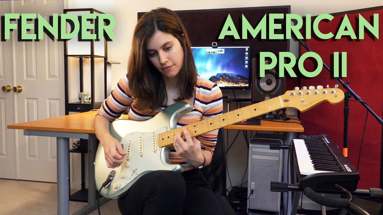 Playing with the new Fender American Pro II Stratocaster
