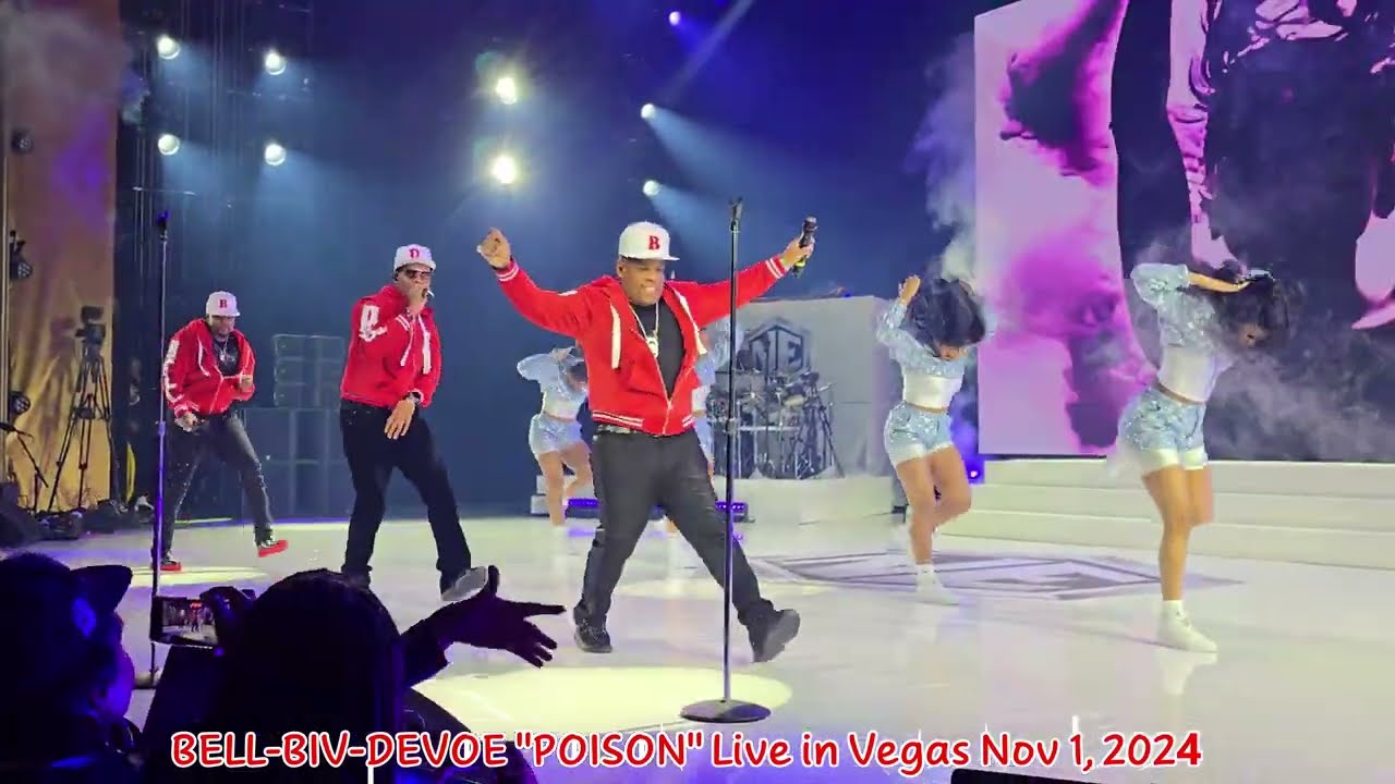 Bell Biv DeVoe «POISON» вживую в Вегасе 1 ноября 2024 г.