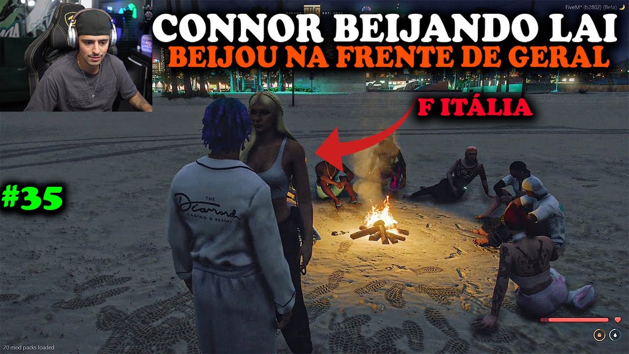 SIMPLESMENTE O CONNOR BEIJANDO A LAI NO VERDADE OU DESAFIO! EP 35