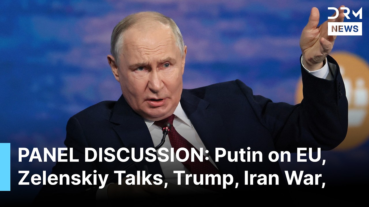 ПАНЕЛЬ: Гита Мохан задает вопрос Путину об Украине, Иране, Трампе и смещении глобальных сил на ПМ...