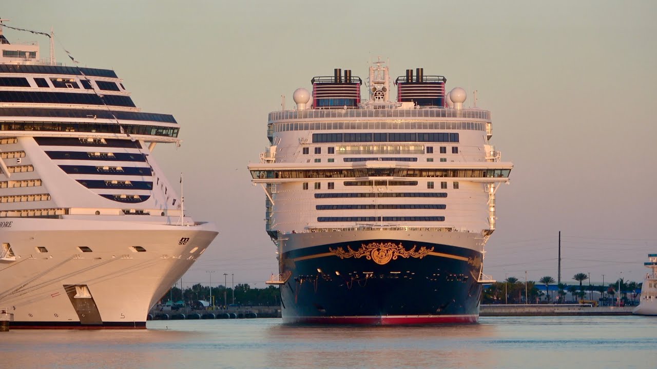 Disney Adventure Arrives in Port Canaveral for the Last Time Before Repositioning to Singapore
