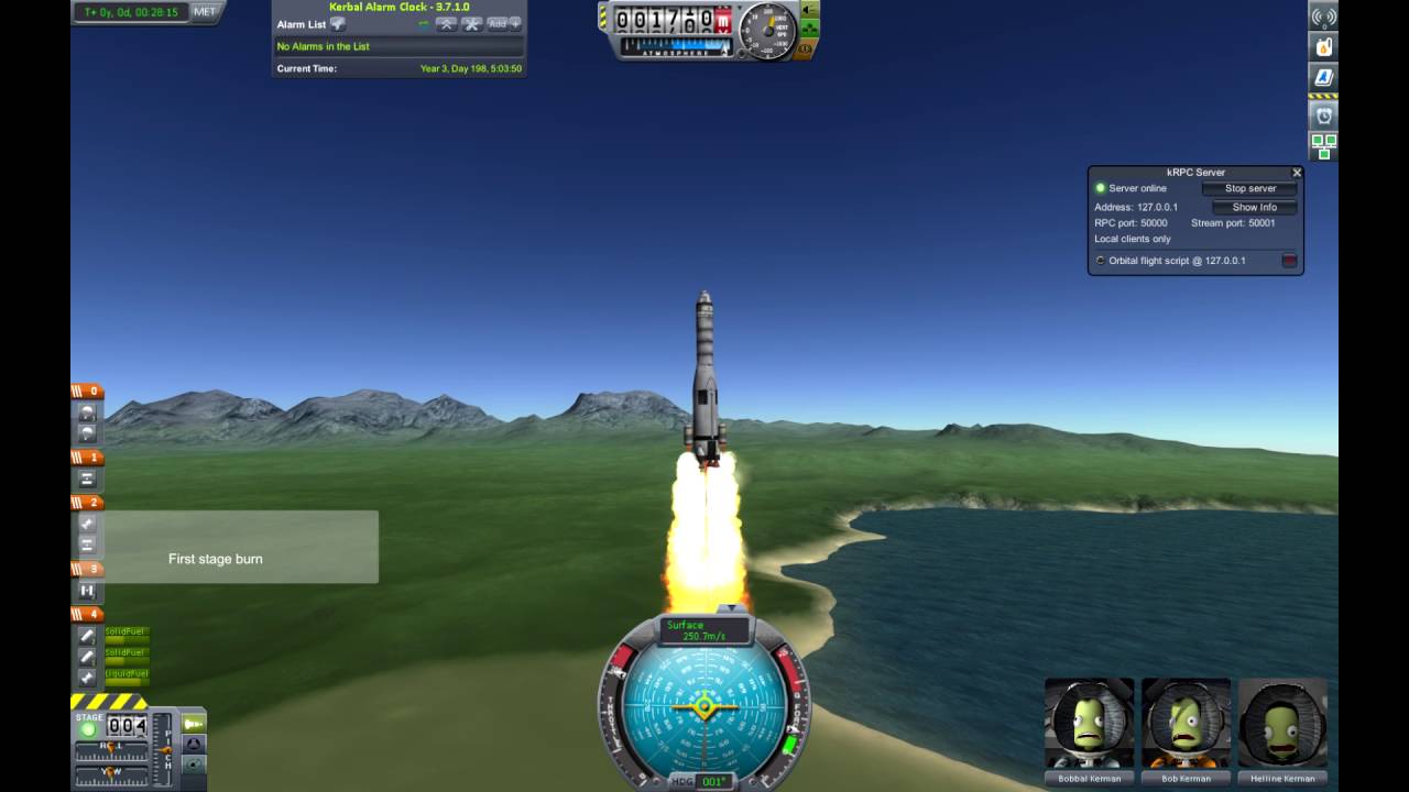 Automated to Orbit in KSP with kRPC and Python