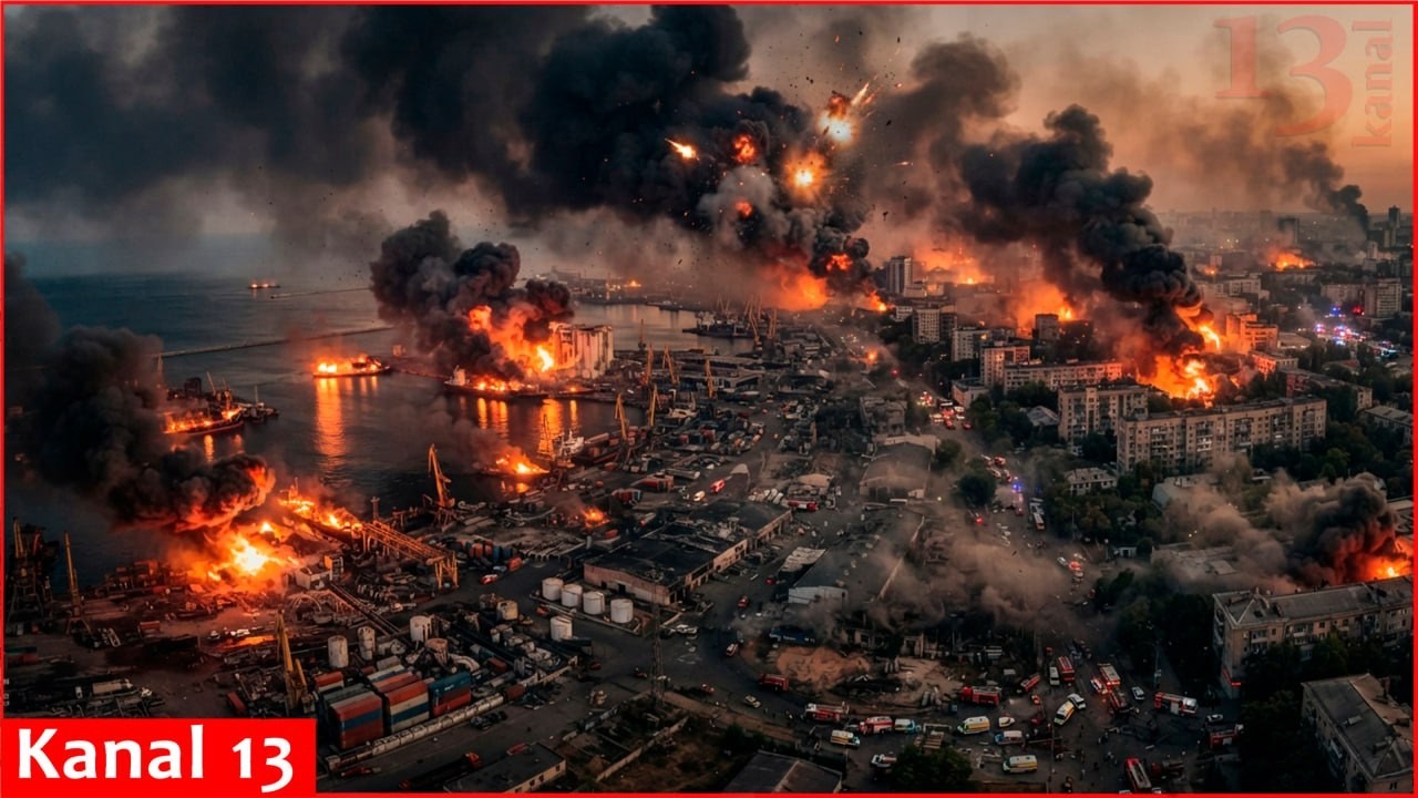Drone attack on Russian regions: oil refinery and port hit
