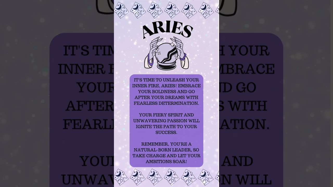 ARIES ♈️ YOUR HOROSCOPE TODAY #horoscope