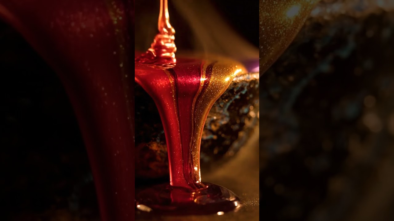 Molten Wax Flow &mdash; Satisfying Slow-Mo in 8K 🔥🕯️