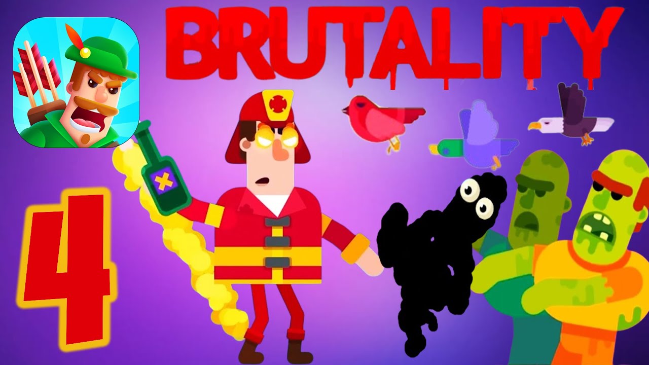 Bowmasters - Varg Blackburn - Fatality & Zombies & Apple & Birds Gameplay Walkthrough Part #4