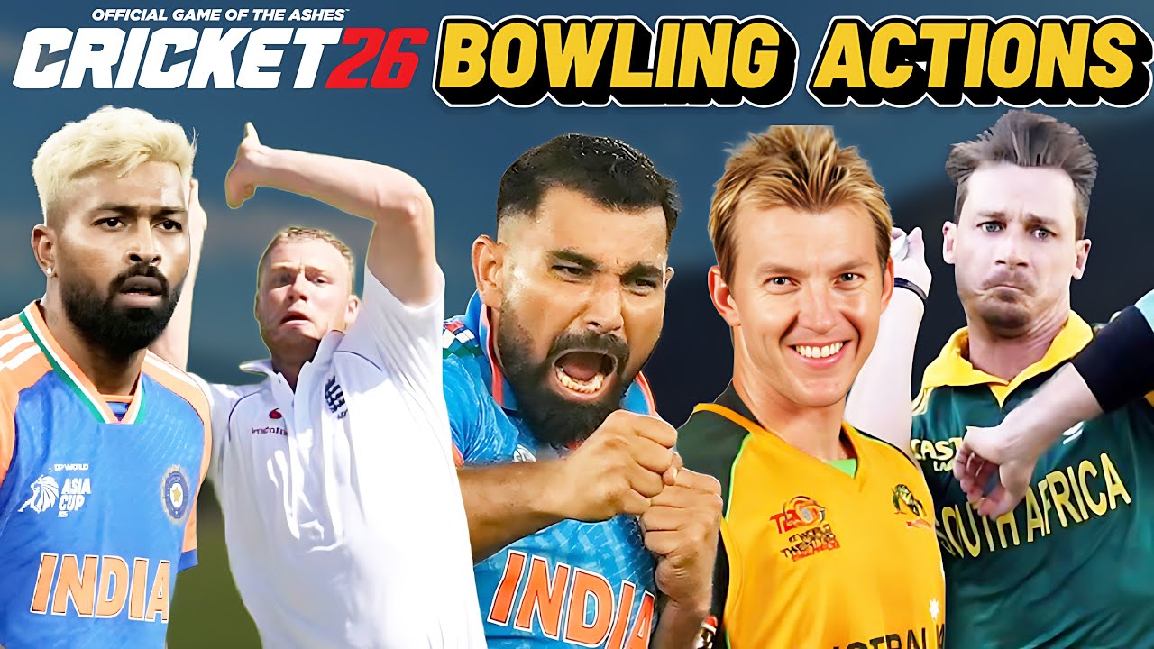 CRICKET 26 All Bowling Actions Explained