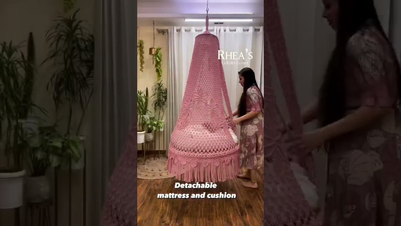 Unboxing the beauty ✨🔥 #homedecor #dolna #macrame #swing #swingchair #unboxing