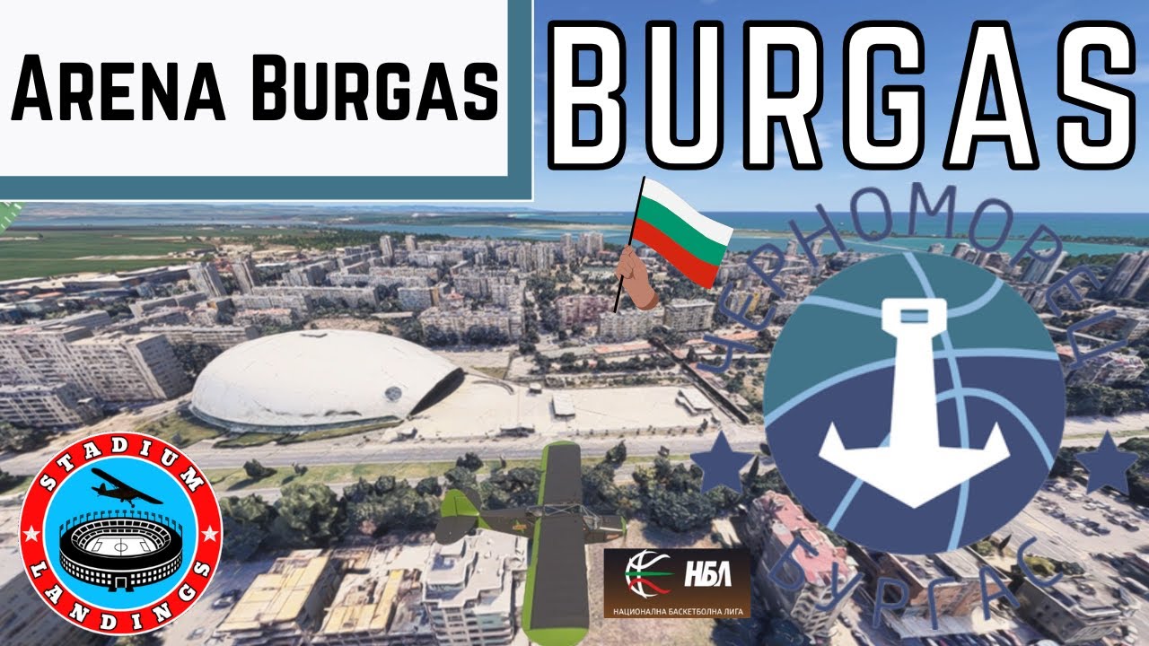 Arena Burgas - Microsoft Flight Simulator 2024 STADIUM LANDING!