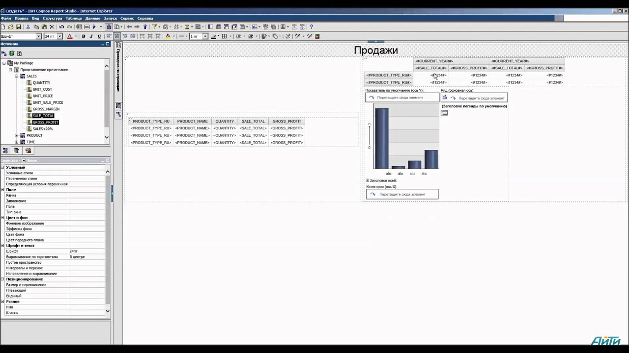 IBM Cognos BI : Report Studio