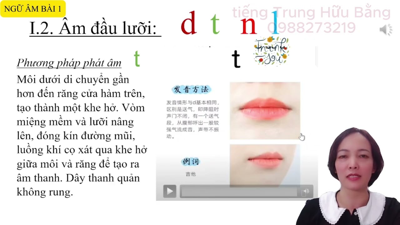 NHẬP MÔN TIẾNG TRUNG _ NGỮ ÂM BÀI 1 (tổng 5 bài)