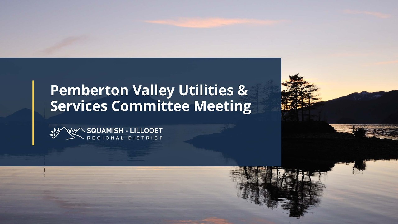 Pemberton Valley Utilities & Services Committee Meeting - March 12, 2026