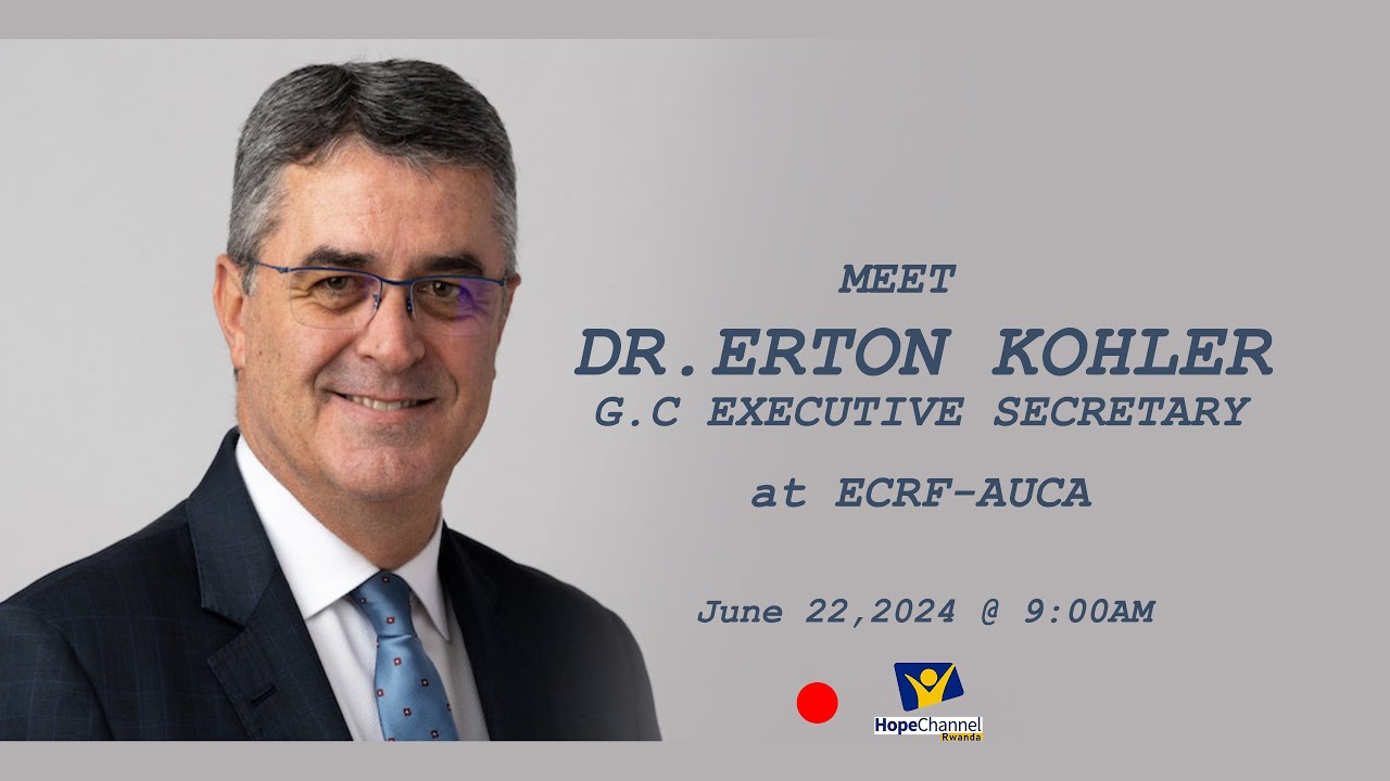 🛑LIVE: DR.ERTON KOHLER, G.C EXECUTIVE SECRETARY  MEET ECRF   AT AUCA