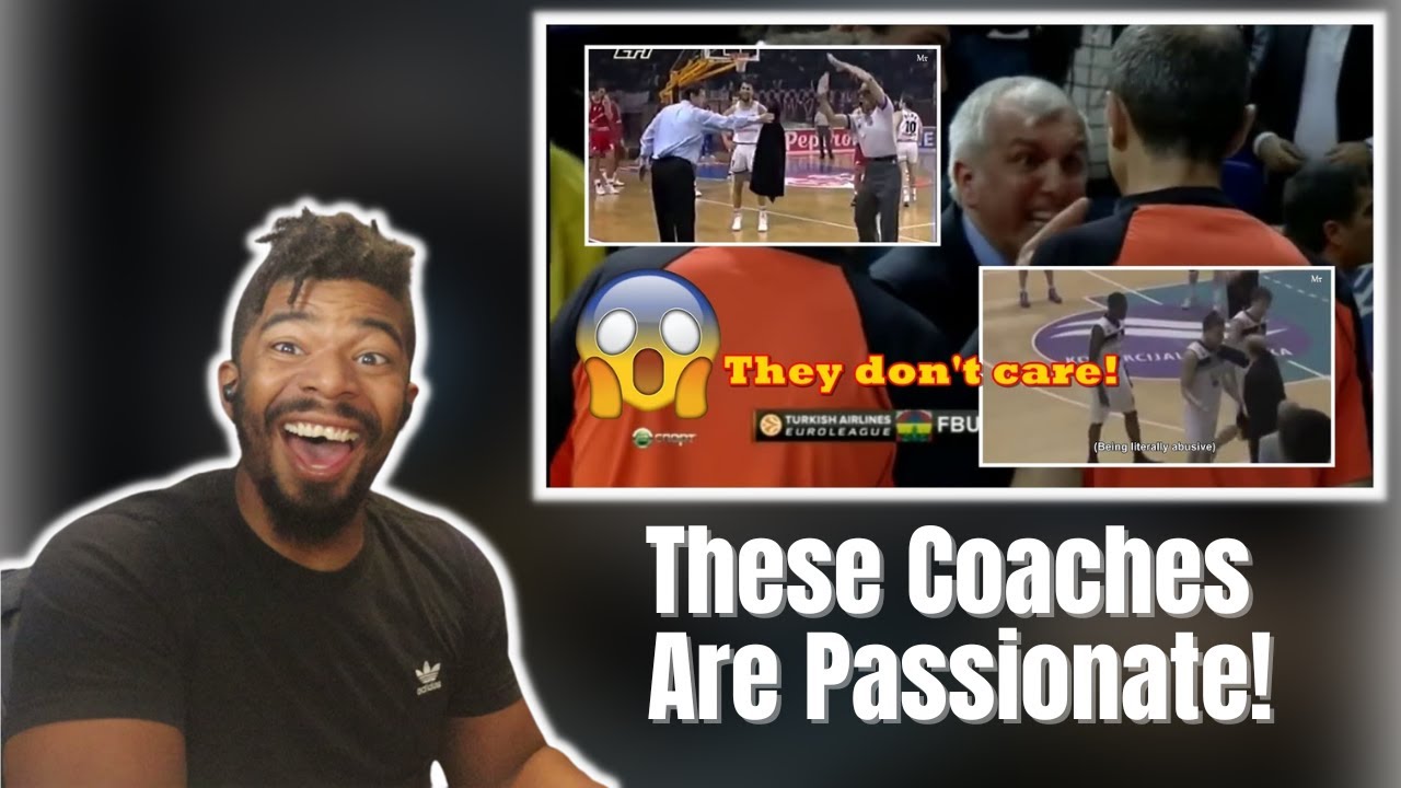 AMERICAN REACTS TO European Basketball Coaches Are Crazy!