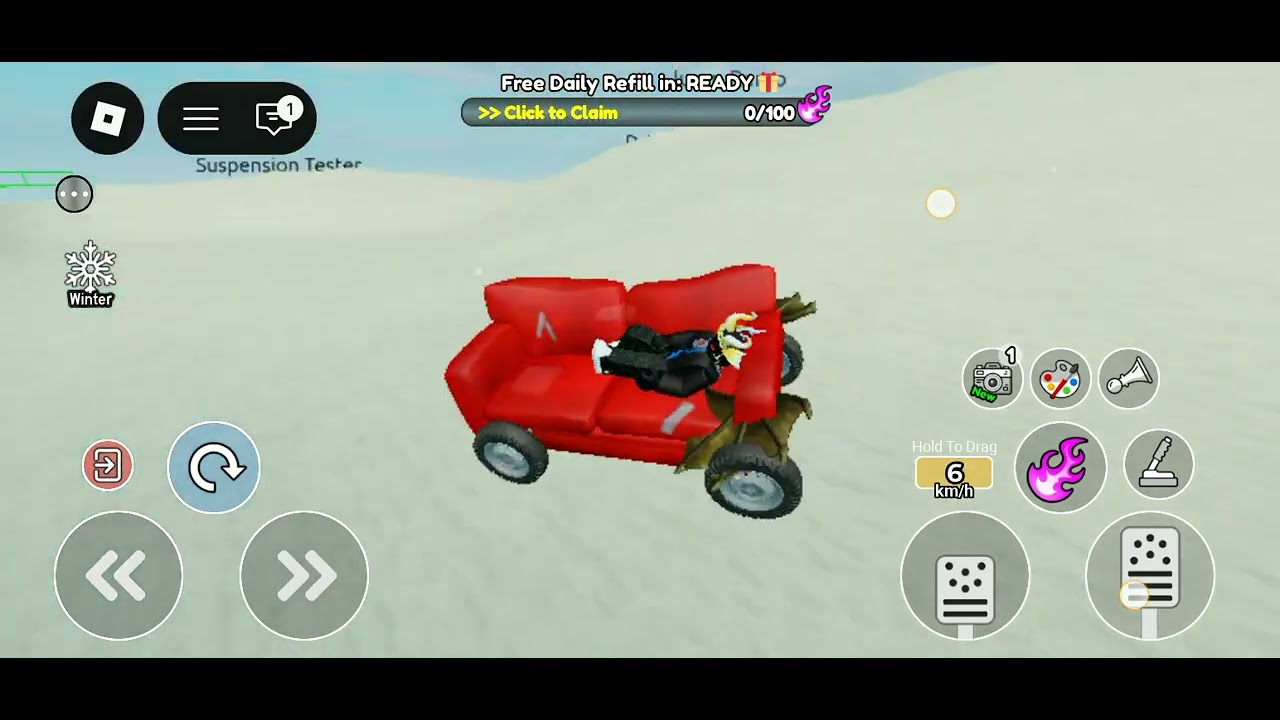 Today i tested out different cars in Roblox 