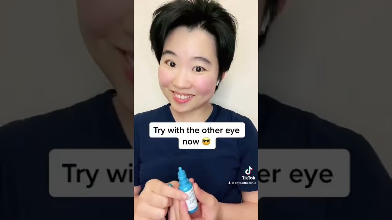 Comment mettre des gouttes pour les yeux