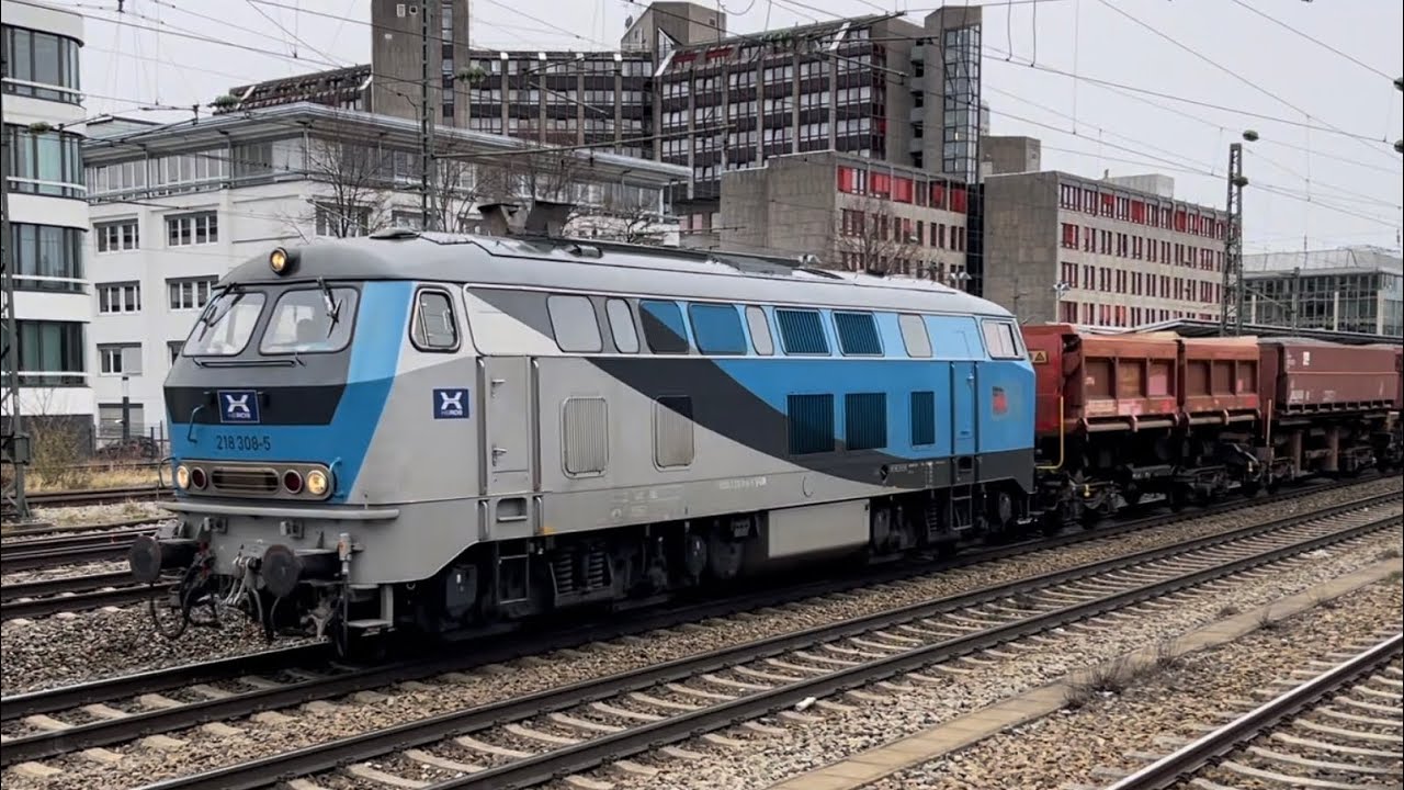 🇩🇪Zugverkehr/Trains at München Heimerenplatz 23.02.24