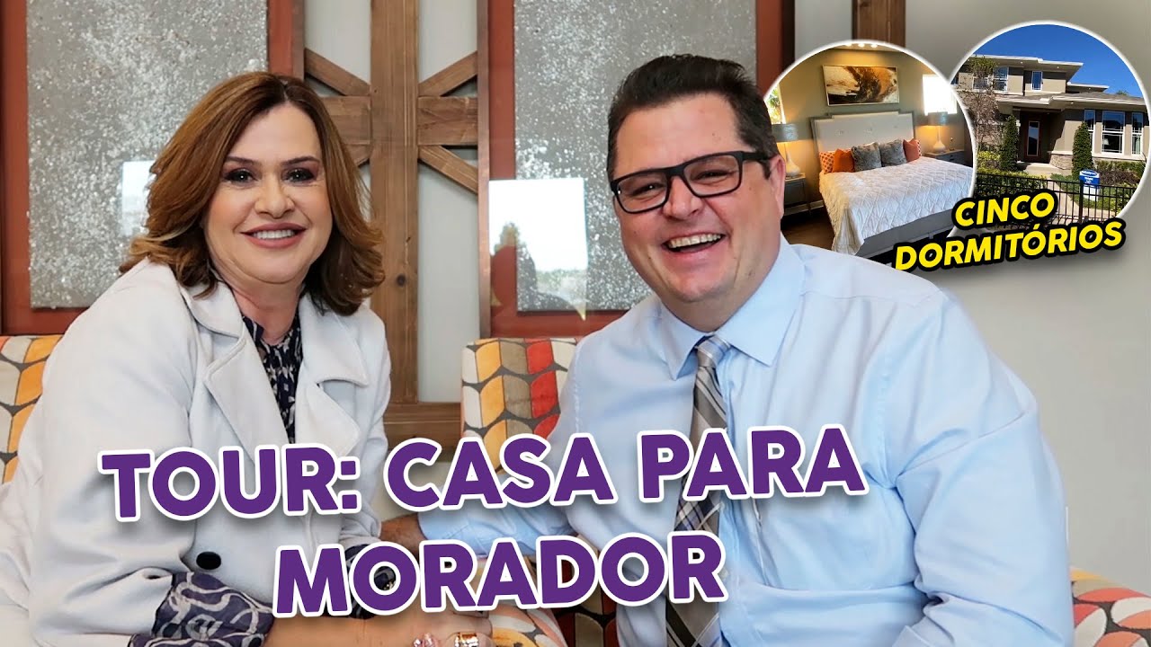 TOUR por uma casa para morador nos Estados Unidos