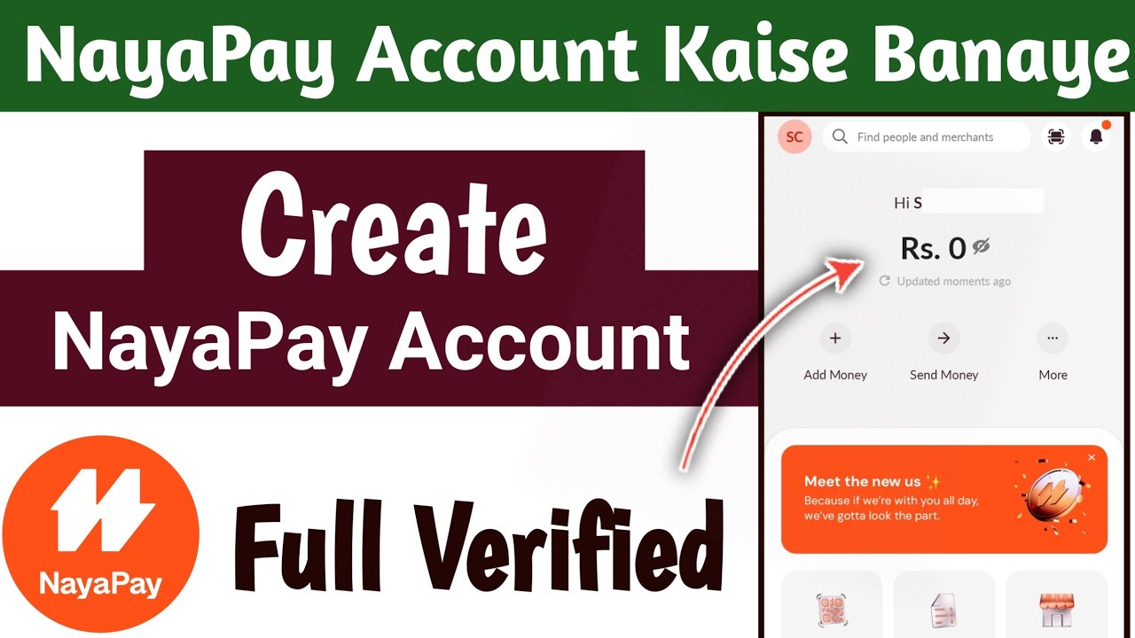 How To Create NayaPay Account 2026 | Nayapay account kaise Banaye 