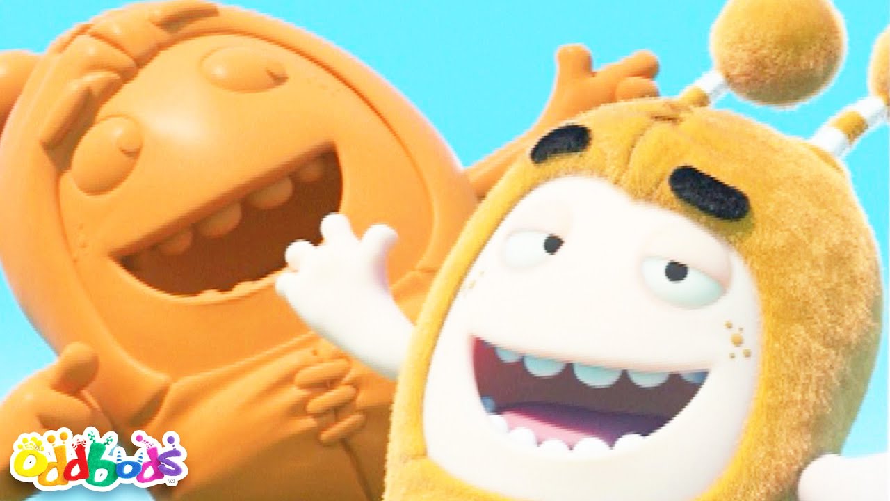 🗿 Oddbods: Слик стал СТАТУЕЙ?! 🤔 | Чуддики | Смешные мультики для детей Oddbods