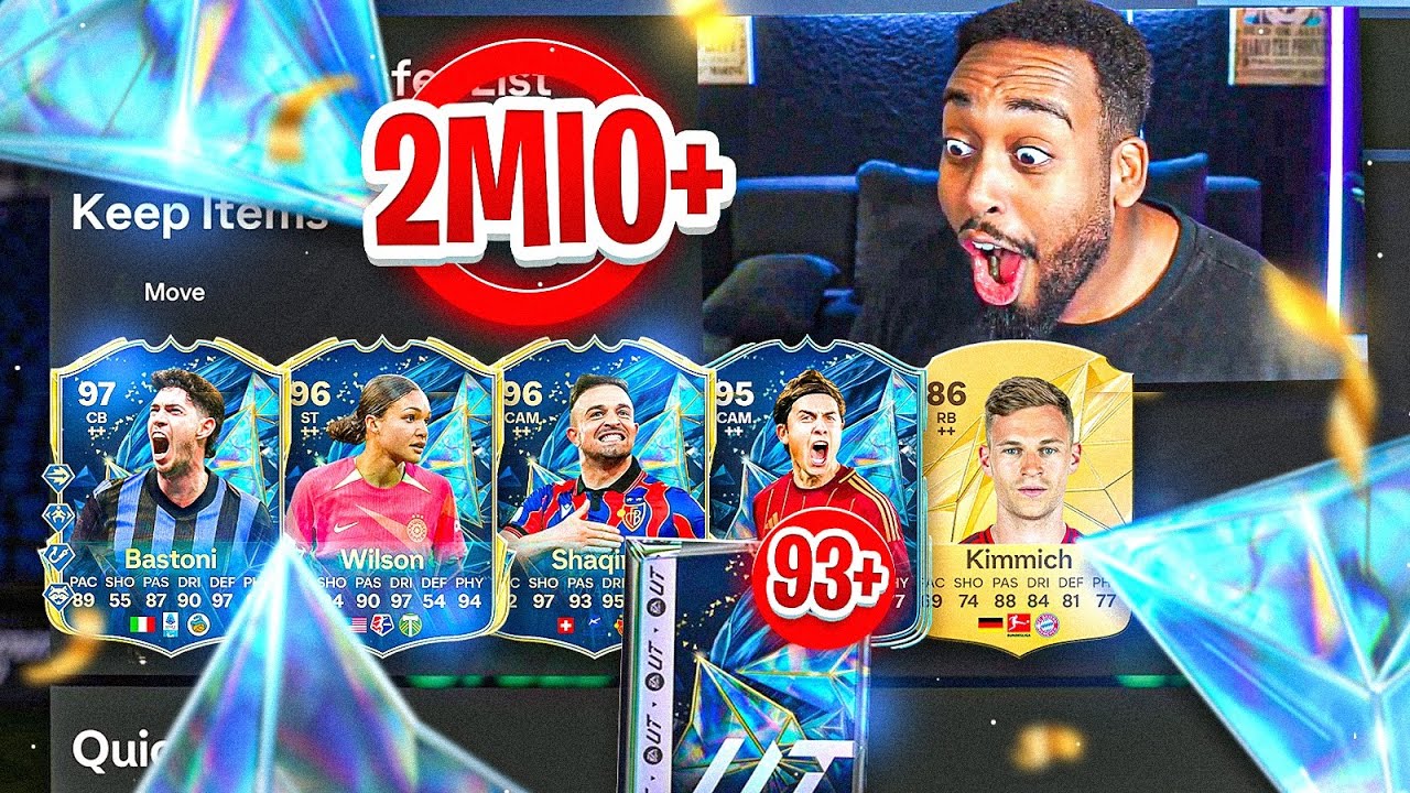 MEIN BESTER TOTS in FC 25 GEZOGEN (2 MIO)🥵50x SERIE A TOTS ESKALATION💙93+ TOTS PICKS😵‍💫🔥