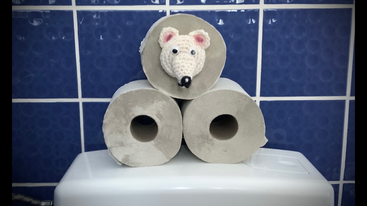 Funny Klorolle DECO 1  EISBÄR   #häkeln #petraperle #häkelanleitung #häkelnmachtglücklich #diy