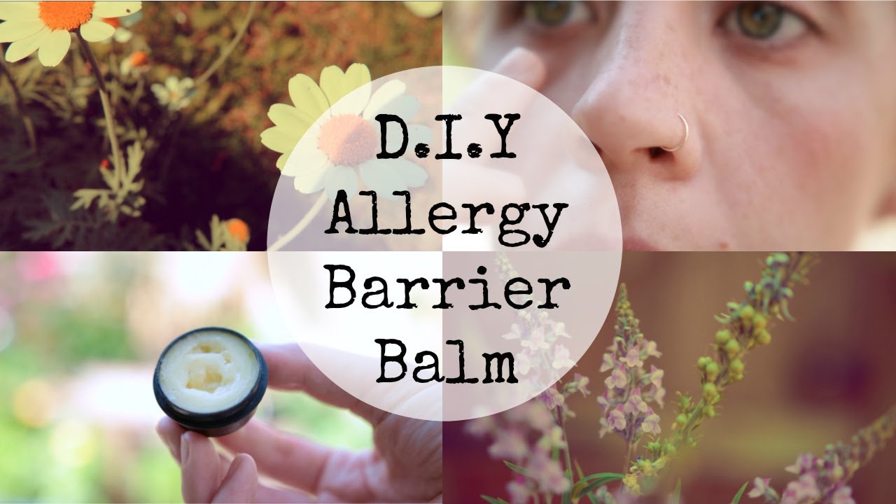 D.I.Y Allergy Barrier Balm