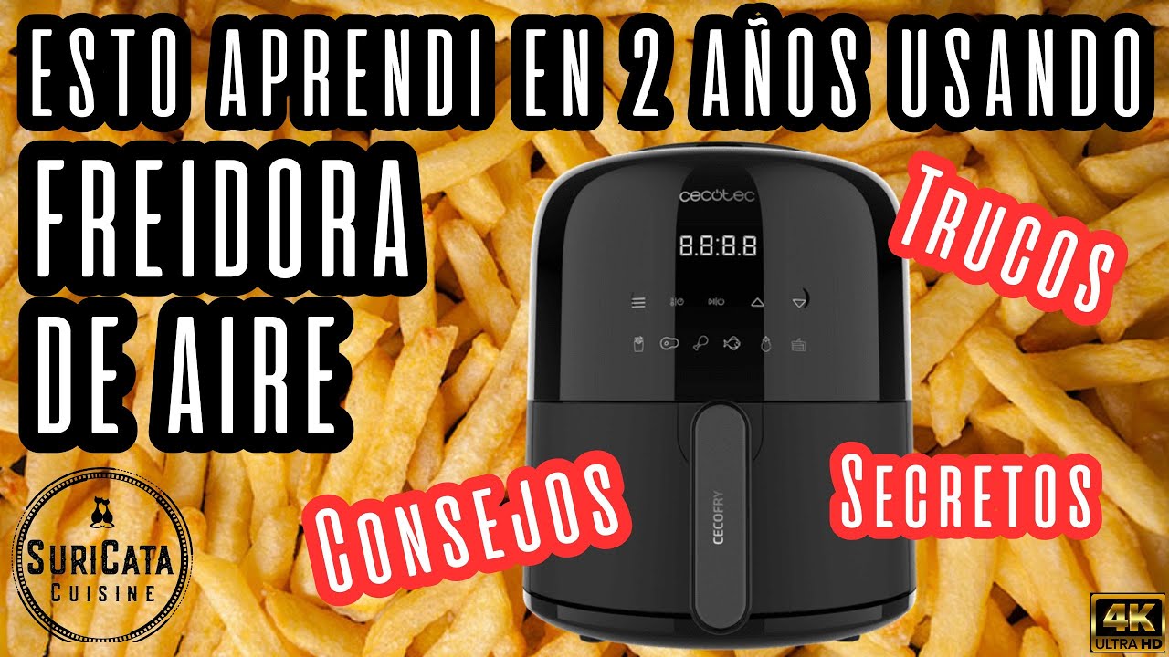 Esta es mi experiencia luego de dos años usando freidora de aire!