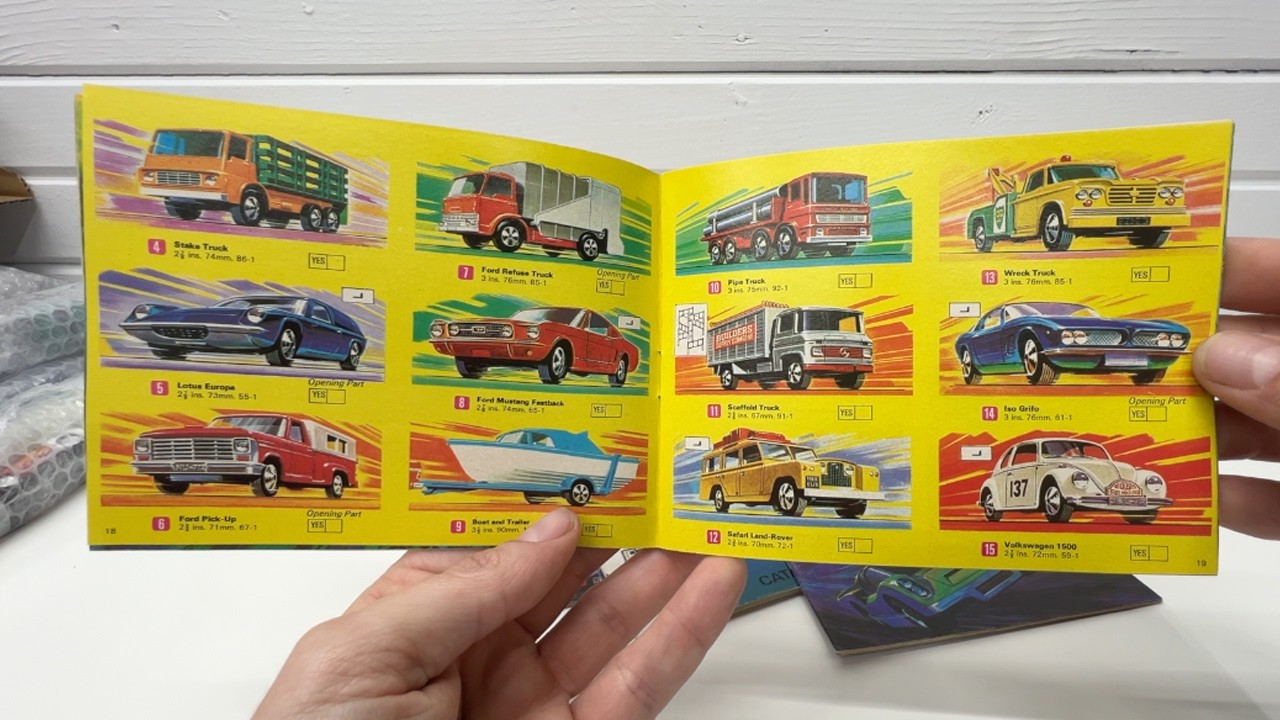 Reading through the entire 1970 Matchbox Collectors Catalog - the Matchbox Lesney Era Product line