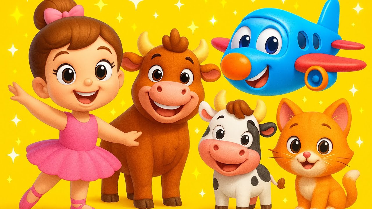 🐮🐂 O Vaca a iubit un Bou – Cântece vesele pentru copii + hiturile preferate | 20minute