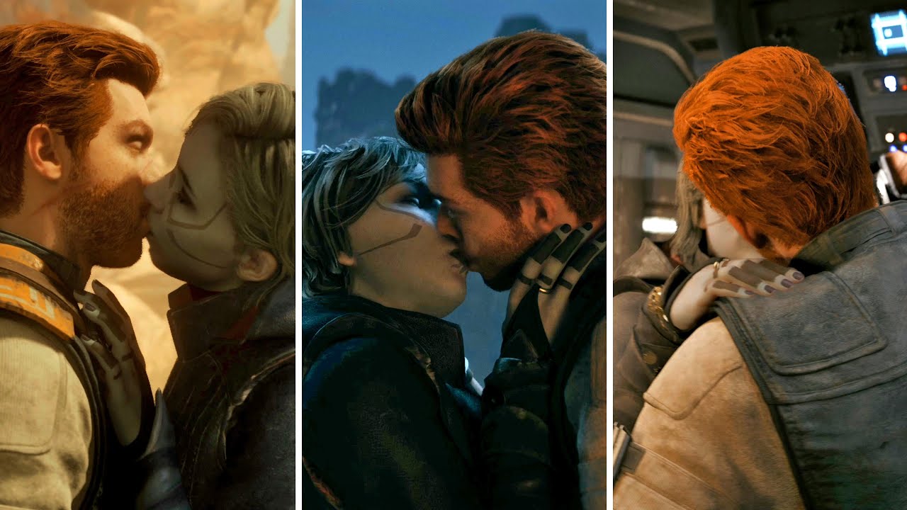 Merrin And Cal Kiss Scenes - Star Wars Jedi Survivor Cal And Merrin Romance 4K 60FPS (2023)