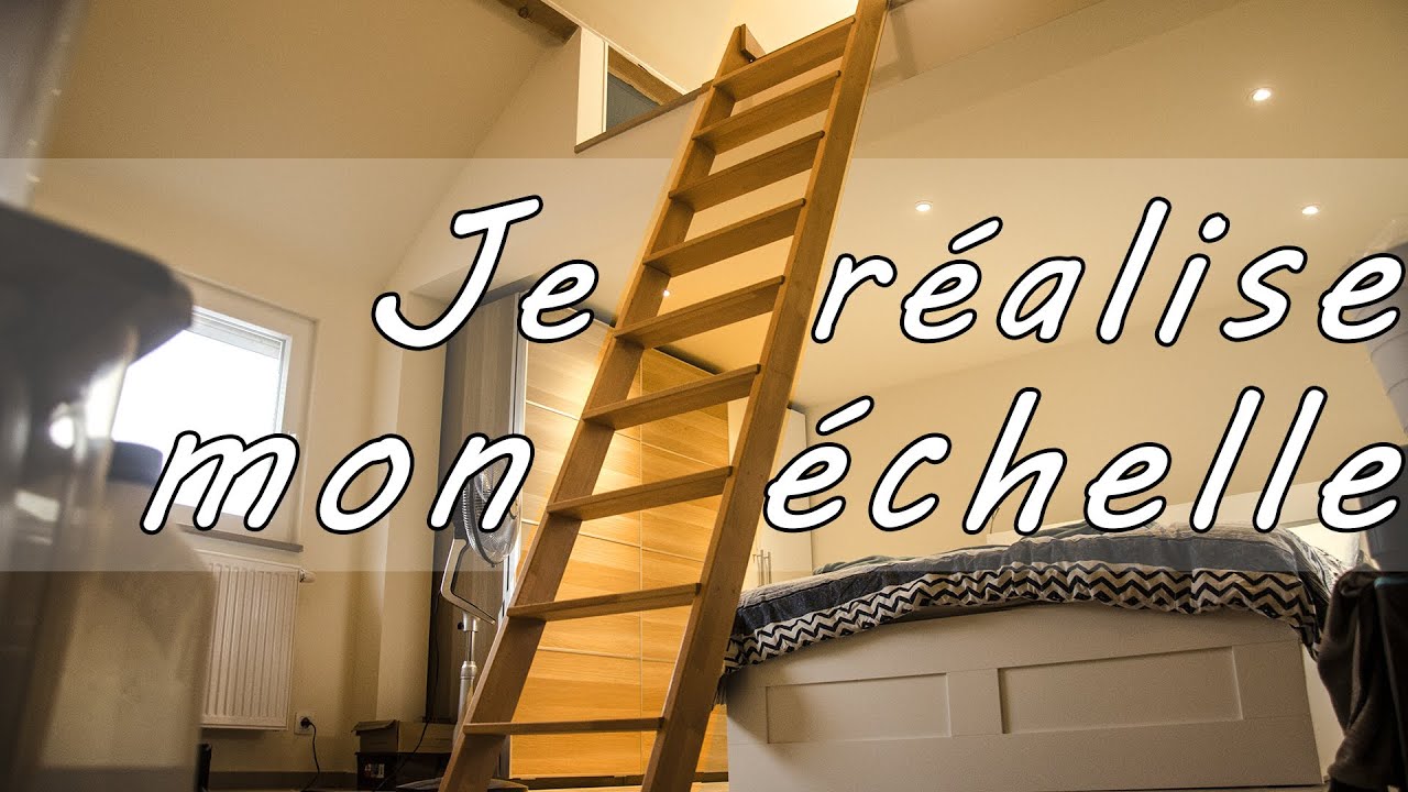 Échelle de meunier en hêtre : réalisation de A à Z