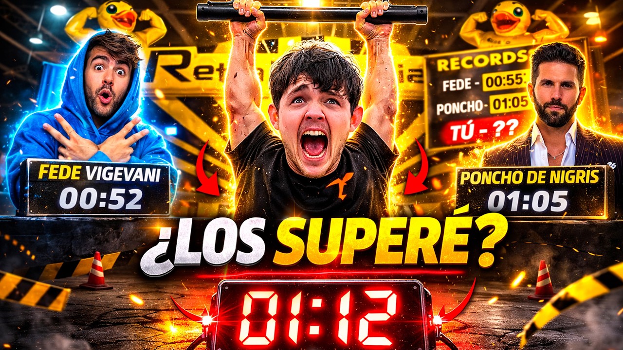 FEDE VIGEVANI hizo este reto… yo intenté superarlo