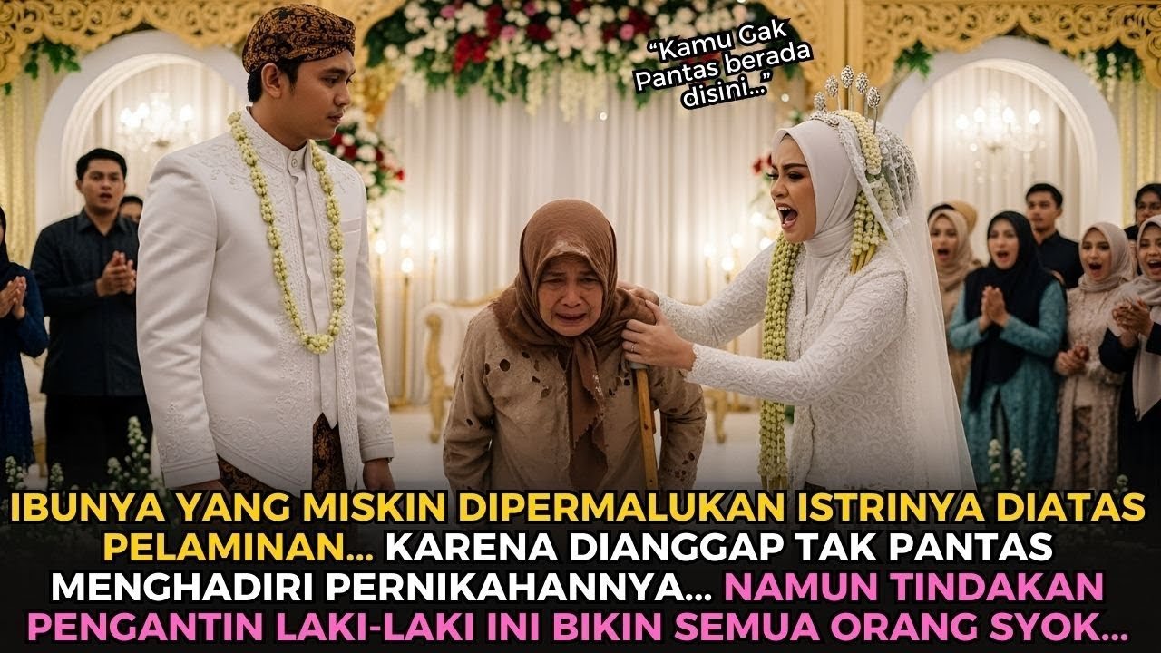 Istri Dorong Ibu Mertua Hingga Jatuh di Pelaminan, Namun Balasan Sang Suami Bikin Tamu Terdiam!
