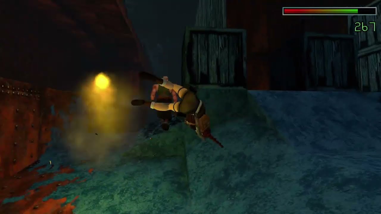Tomb Raider II Remastered Starring Lara Croft!(PS5) #10  ~ The Deck in Bomber Jacket outfit(1/2)