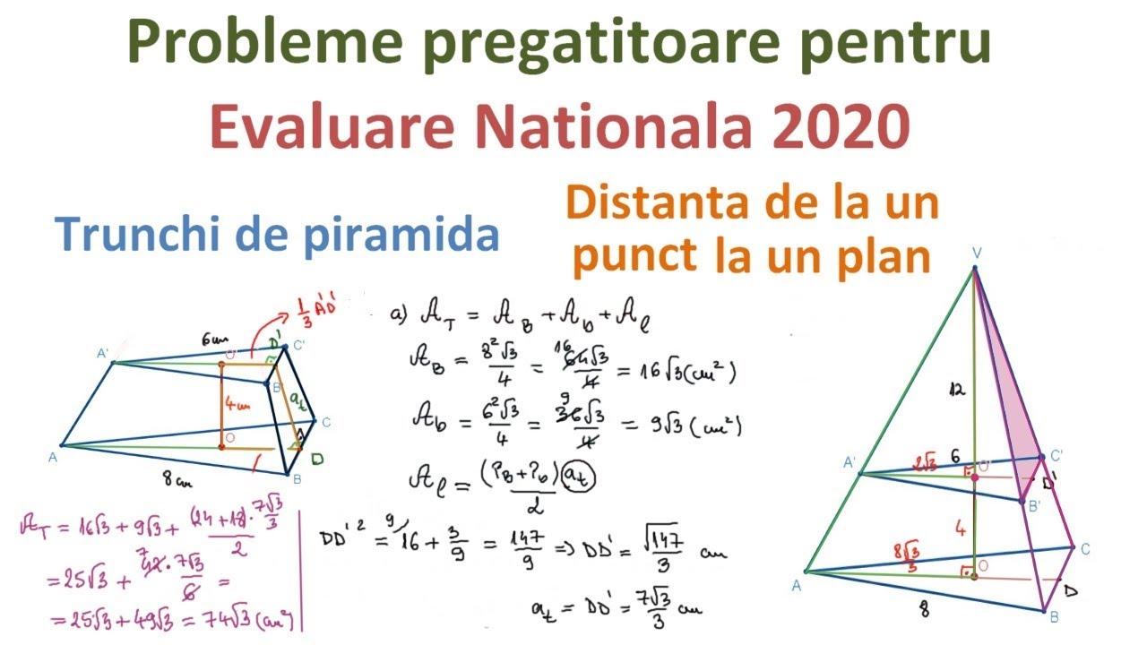 Trunchi de piramida - Problema rezolvata