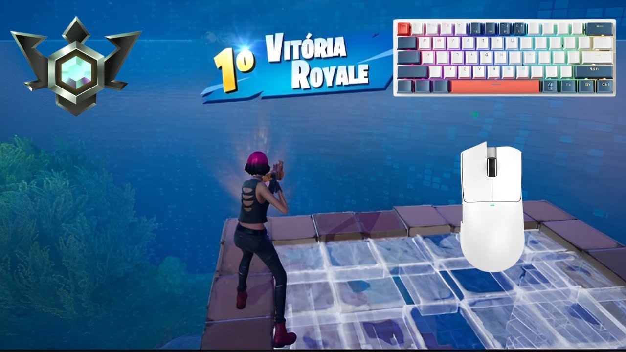 Fortnite Ranked Win🏆 Machenike K-500 + Attack Shark X11