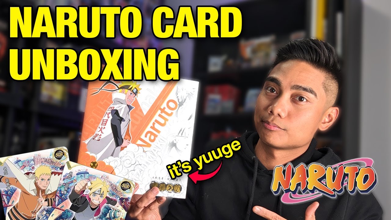 Открытие подарочной коробки Naruto Kayou Cards Youth Scroll