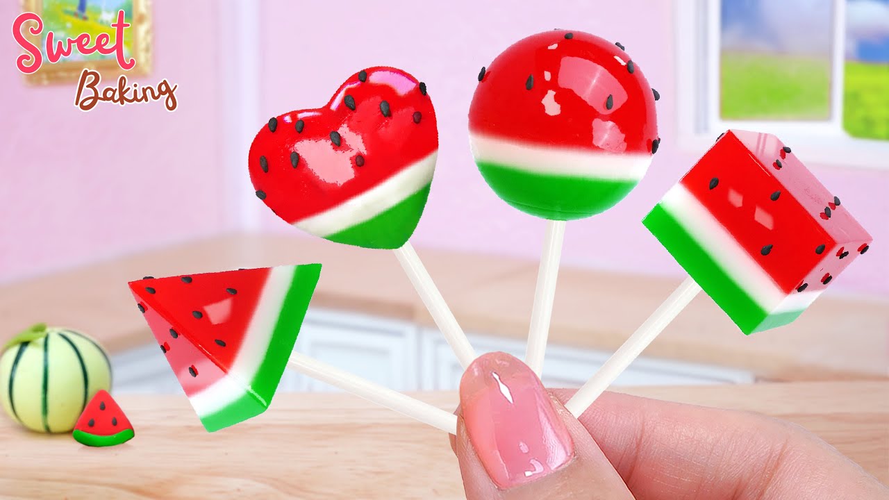 🍉Watermelon Rainbow Jelly🍉Fresh Miniature Watermelon Rainbow Jelly Decorating Recipe🌈By Sweet Baking