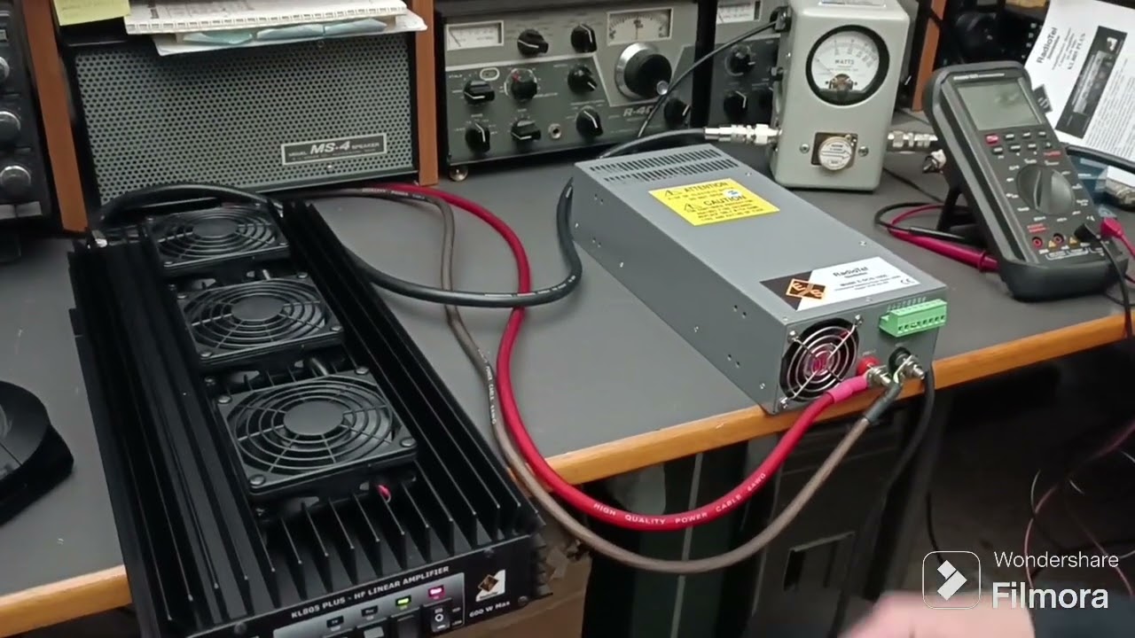 Amplificatore KL-805 Plus 600W RadioTel di Lorenzo Anzalone, test strumentazione by IZ1GCM & 1AT562