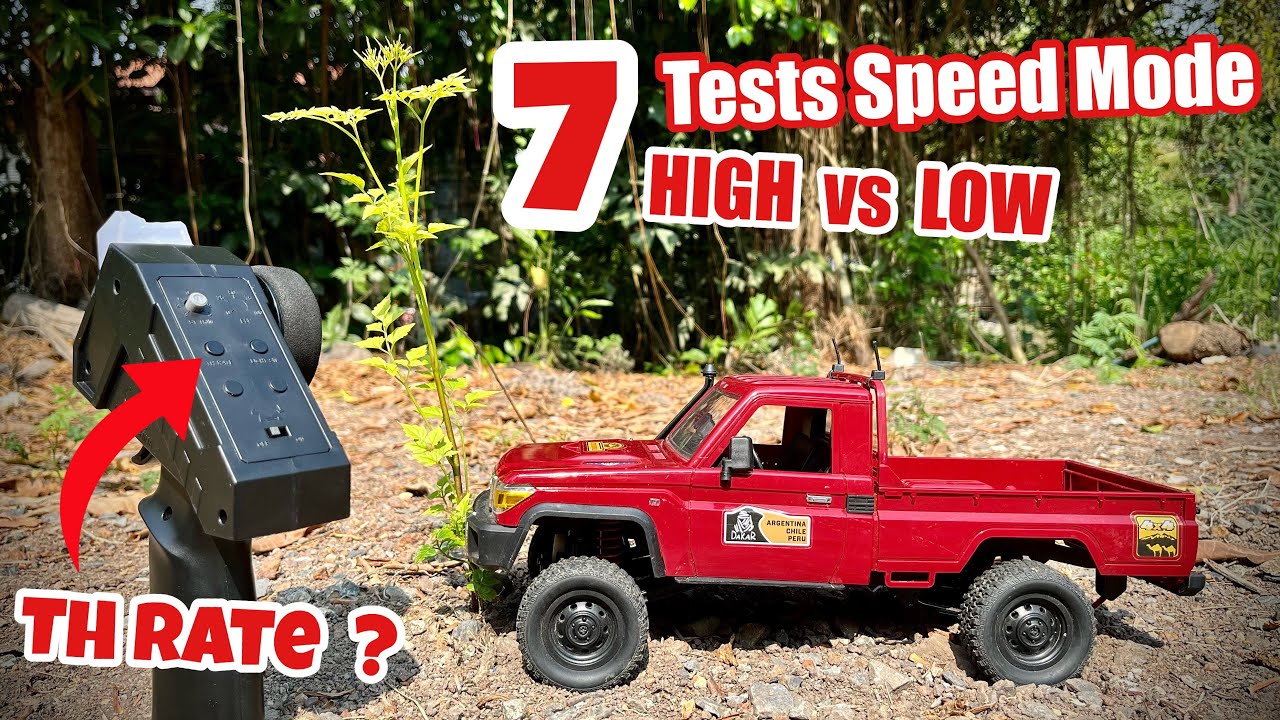 7 การทดสอบ High vs Low Speed MN82 Throttle Rate Mode !!