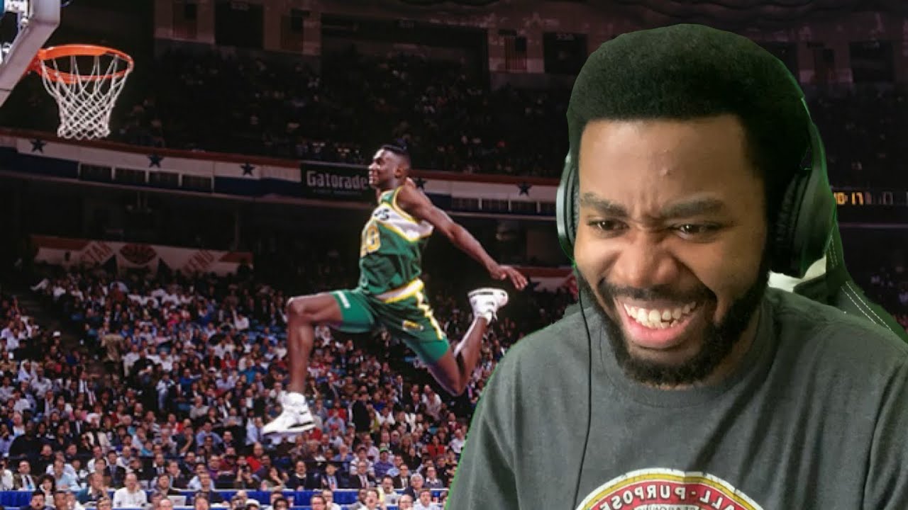 ALL TYPES OF POSTERS!!! Top 100 Shawn Kemp Dunks Reaction