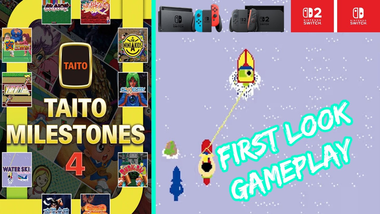 Taito Milestones 4 – геймплей на Nintendo Switch / Switch 2