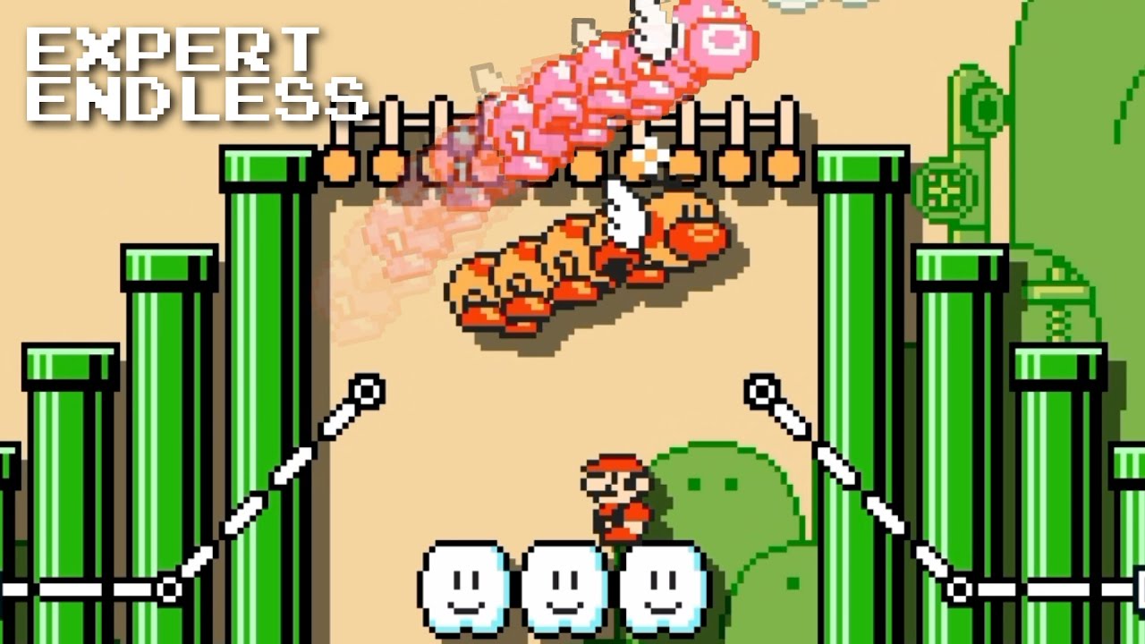 Expert Endless: Turbo Wiggler Unlocks New Tracks (Mario Maker 2, Switch 2)