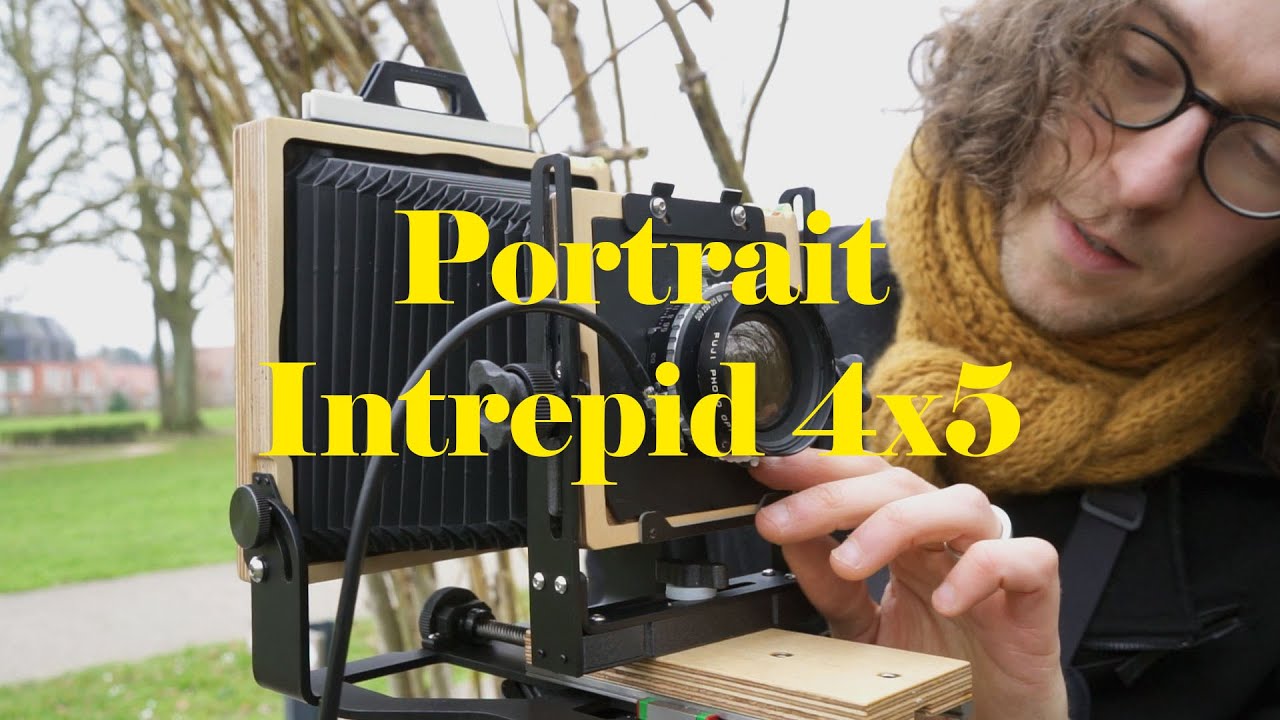 Le PORTRAIT GRAND FORMAT, c'est DUR ! | Intrepid 4x5 & Fomapan 400