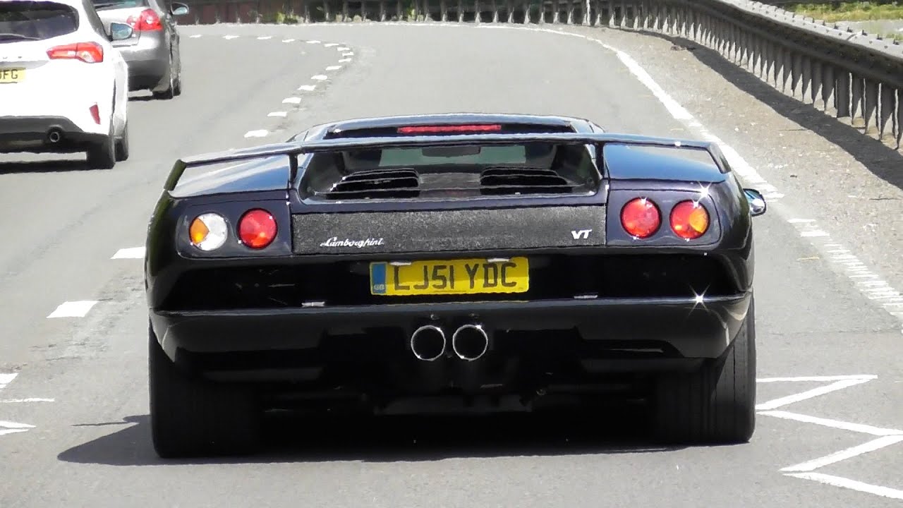 Supercars in Alderley Edge June 2024 - 812 comp, diablo, murcielago, 360 CS...